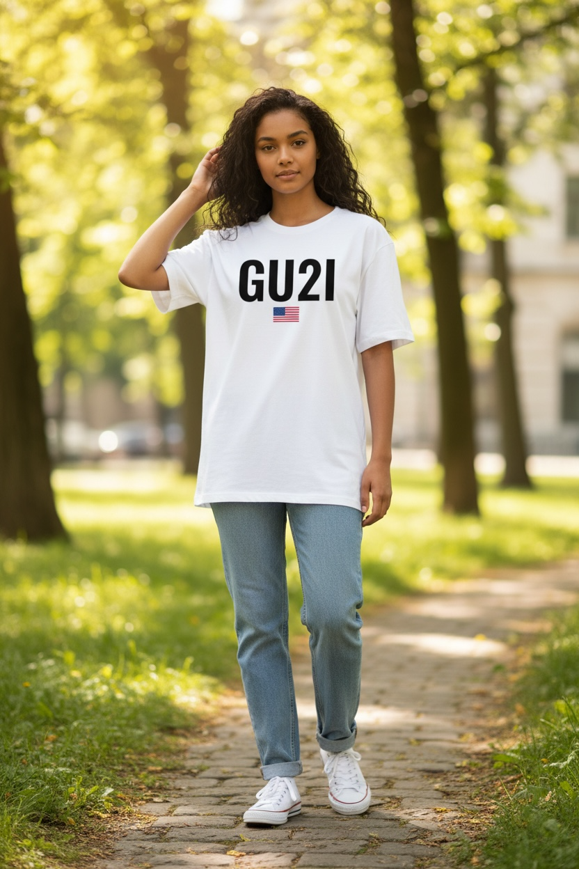 Get Use 2 It American Classic Earth Tone T-shirt (White)