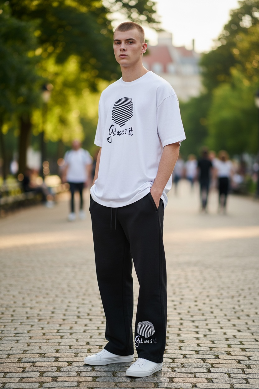 Get Use 2 It  Logo Straight-Leg Sweatpants