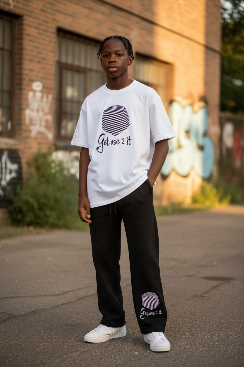 Get Use 2 It  Logo Straight-Leg Sweatpants