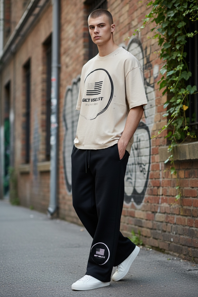 (Identity) Frayed Boxy Tee