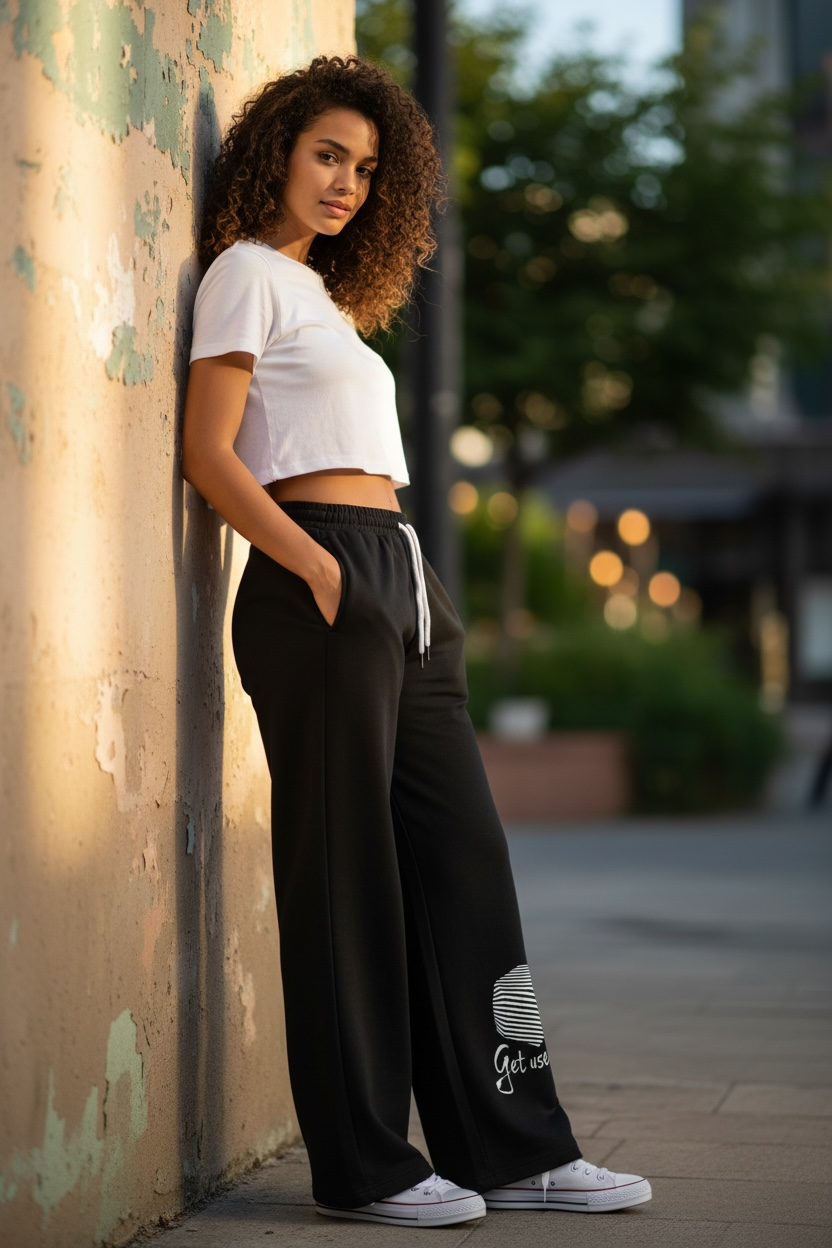 Get Use 2 It  Logo Straight-Leg Sweatpants