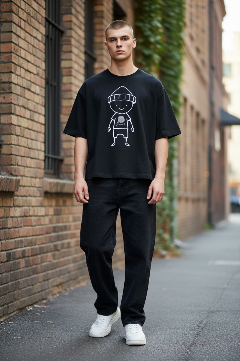 (Kool Kid) Loose Boxy Tee