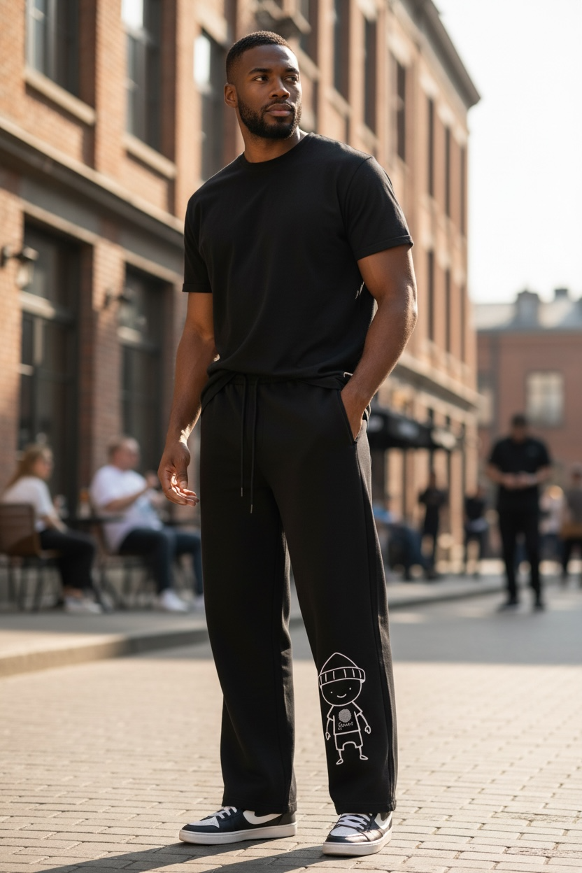 'Kool Kid' Straight-Leg Sweatpants
